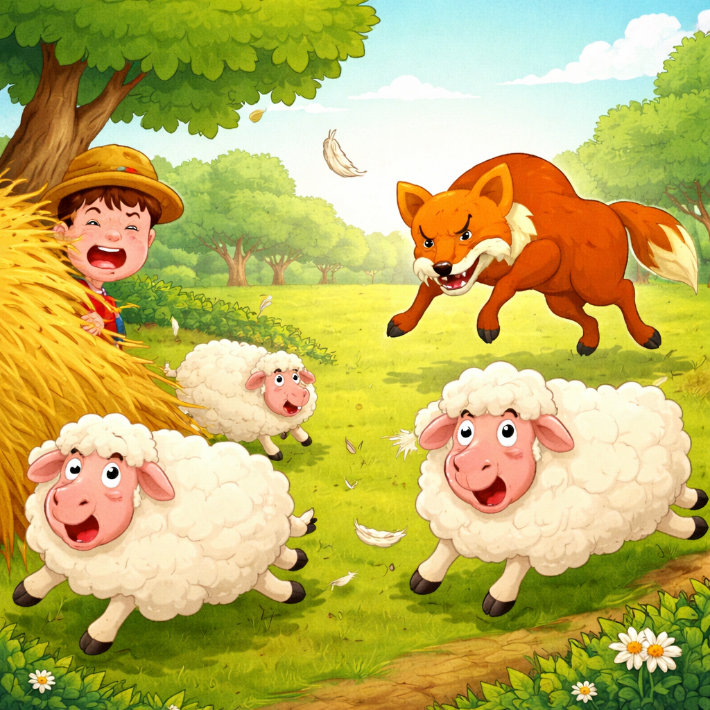 Kisah penggembala dan serigala