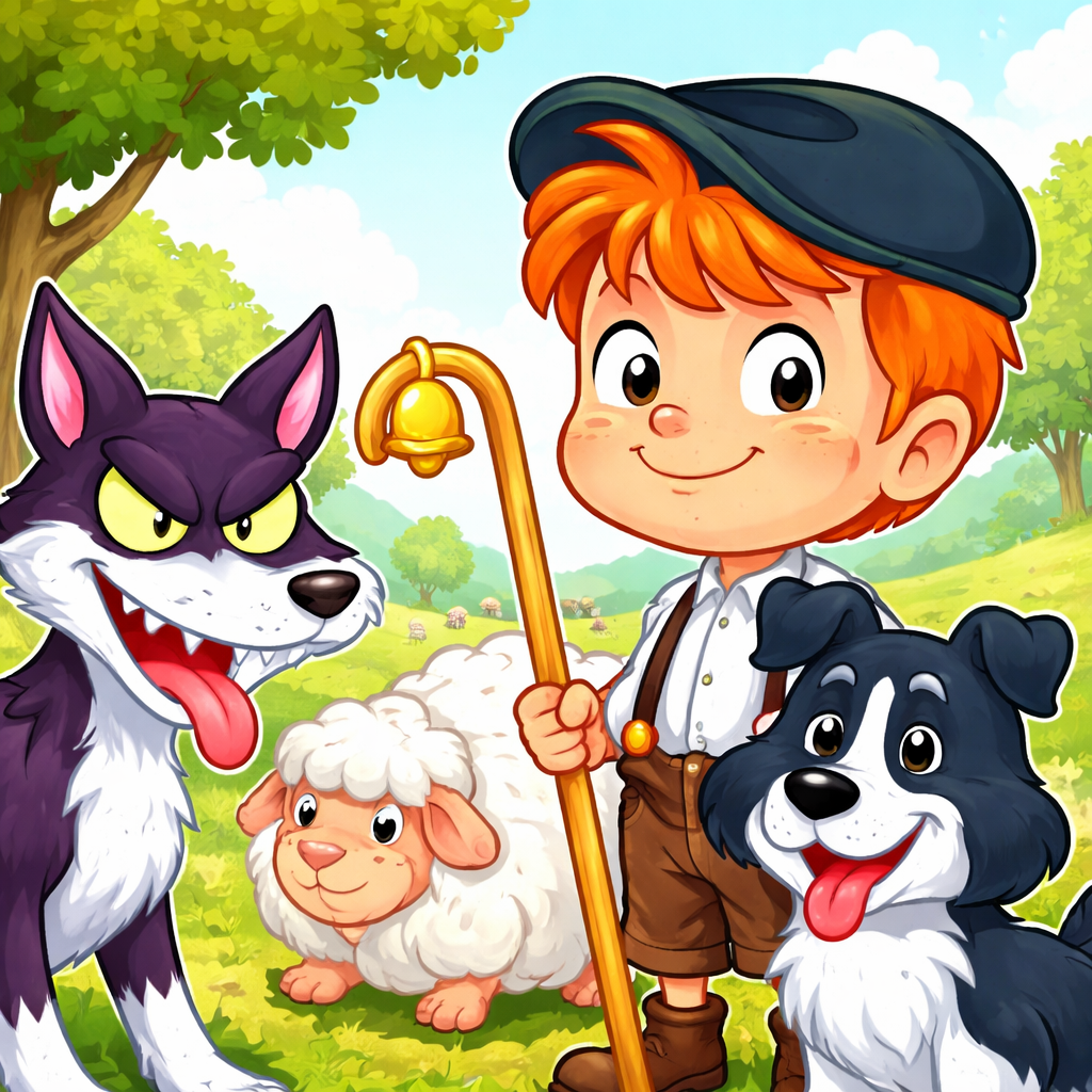 Kisah penggembala dan serigala 