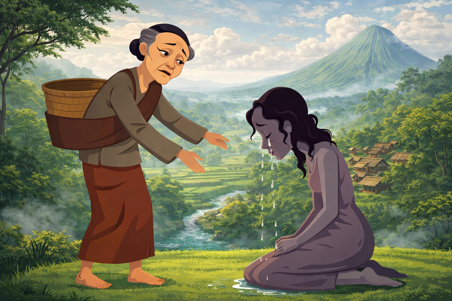 Kisah Batu Menangis, Legenda Anak yang Durhaka Kalimantan
