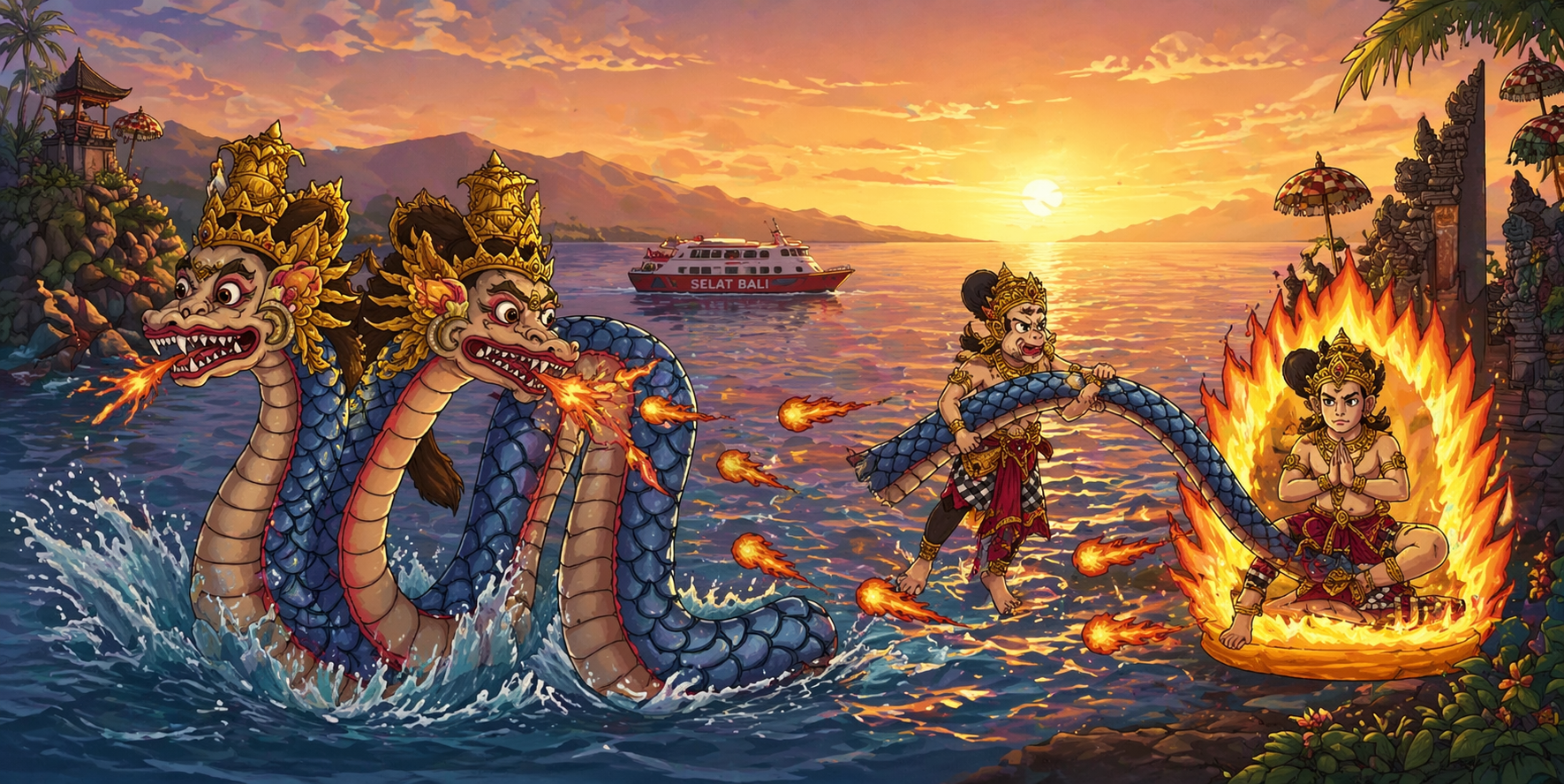 Asal-usul Selat Bali 