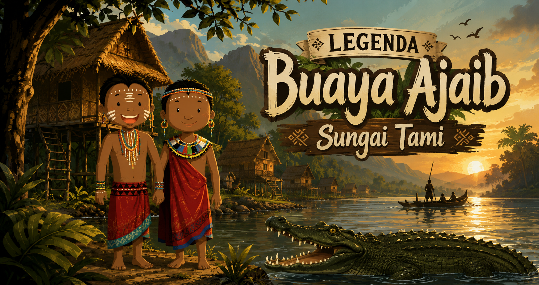 Legenda Buaya Ajaib Sungai Tami